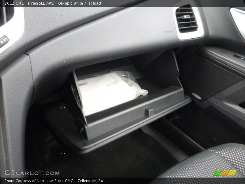 Olympic White / Jet Black 2012 GMC Terrain SLE AWD