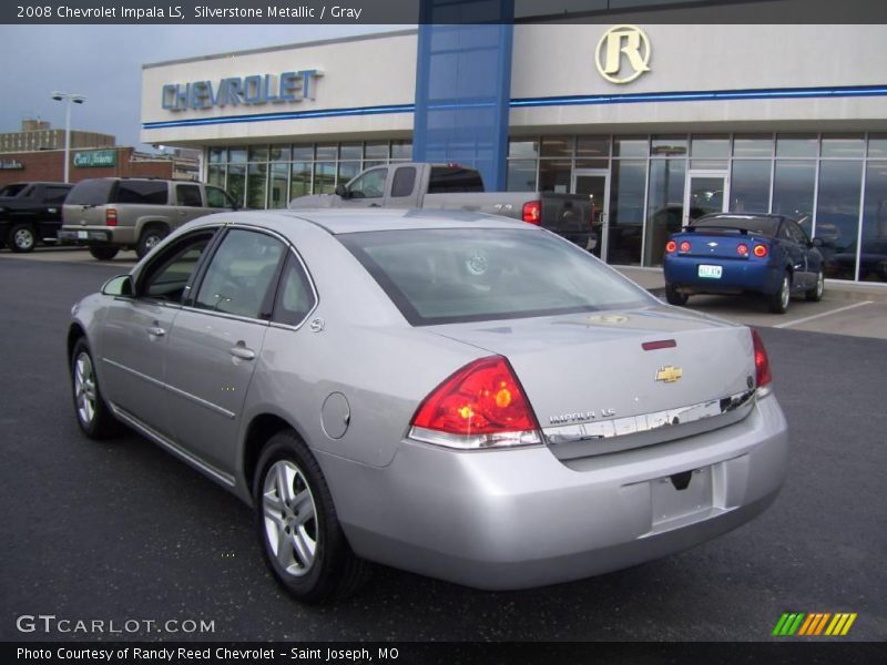 Silverstone Metallic / Gray 2008 Chevrolet Impala LS