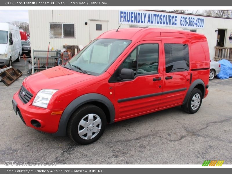 Torch Red / Dark Grey 2012 Ford Transit Connect XLT Van