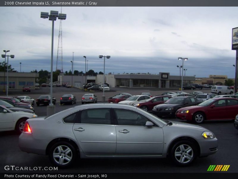 Silverstone Metallic / Gray 2008 Chevrolet Impala LS