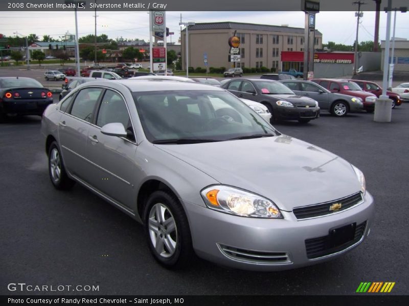 Silverstone Metallic / Gray 2008 Chevrolet Impala LS