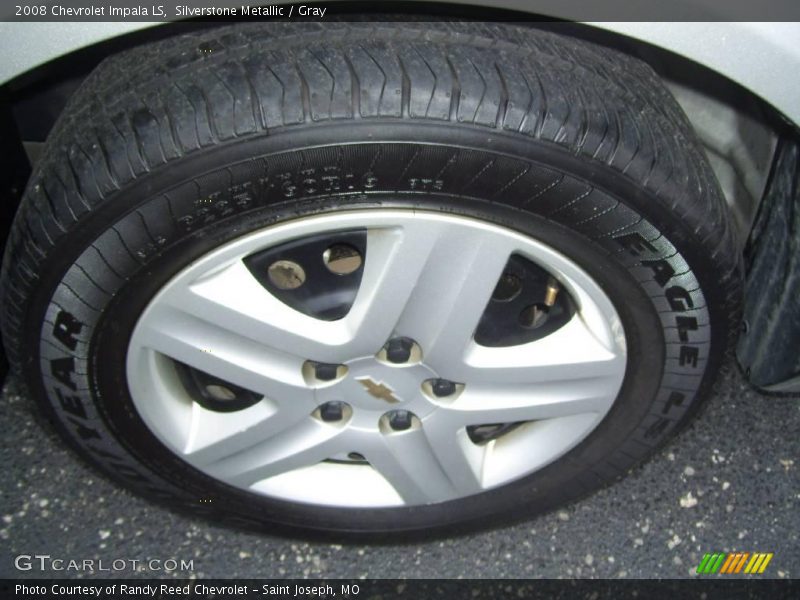Silverstone Metallic / Gray 2008 Chevrolet Impala LS