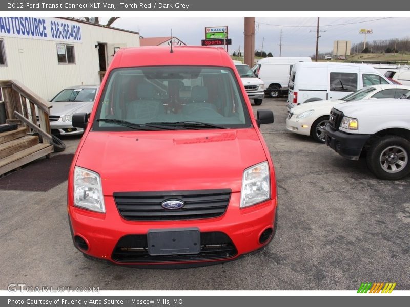 Torch Red / Dark Grey 2012 Ford Transit Connect XLT Van