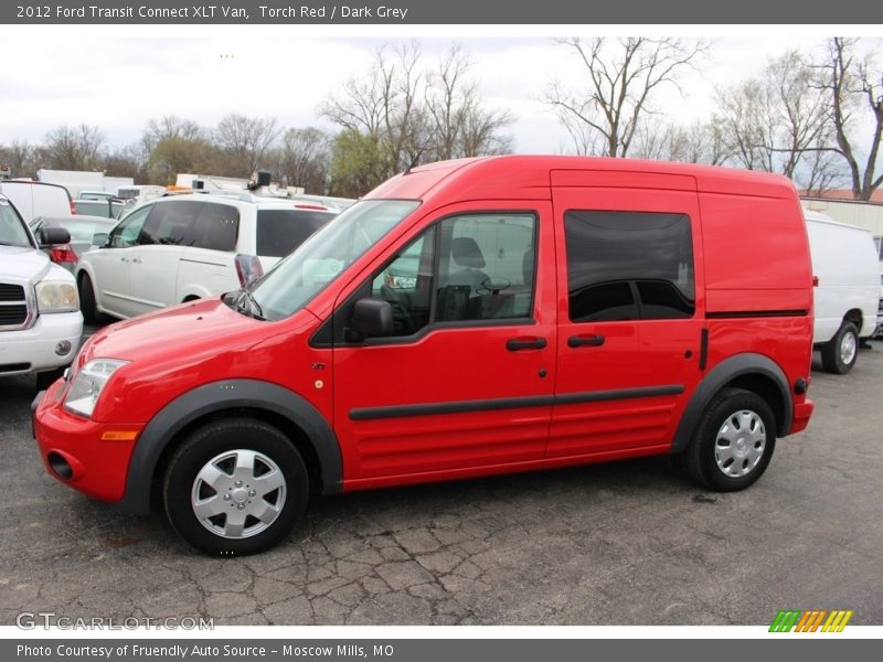 Torch Red / Dark Grey 2012 Ford Transit Connect XLT Van