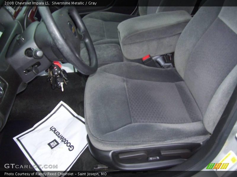 Silverstone Metallic / Gray 2008 Chevrolet Impala LS