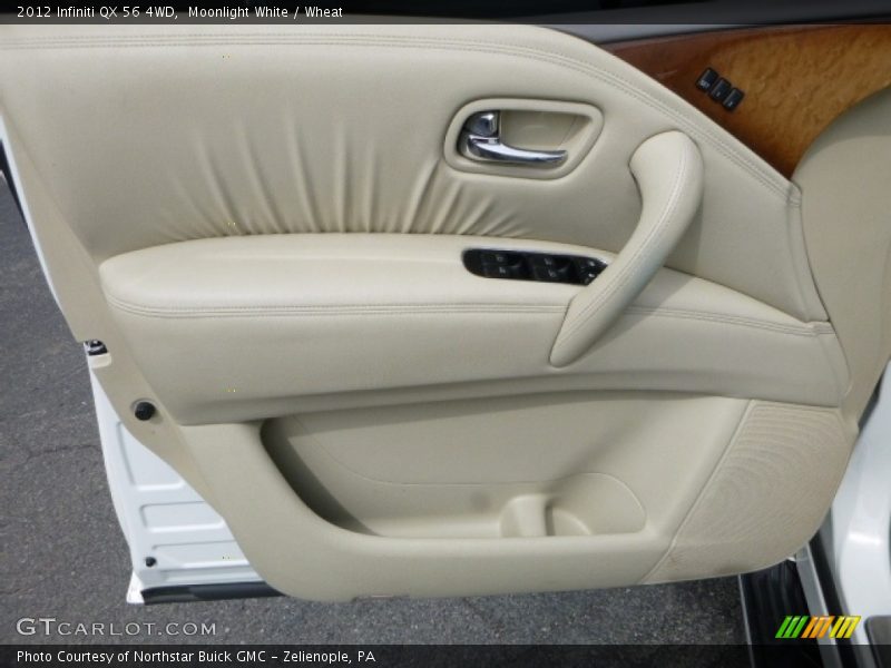 Moonlight White / Wheat 2012 Infiniti QX 56 4WD