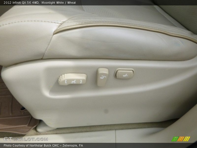 Moonlight White / Wheat 2012 Infiniti QX 56 4WD