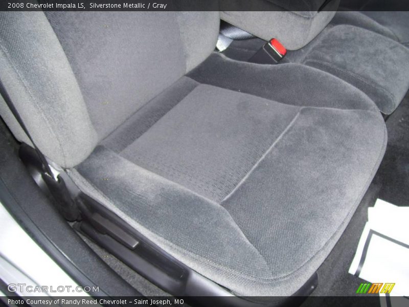 Silverstone Metallic / Gray 2008 Chevrolet Impala LS