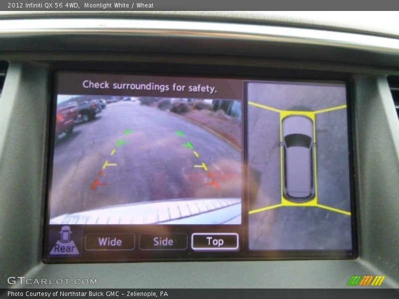Moonlight White / Wheat 2012 Infiniti QX 56 4WD
