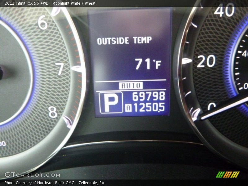 Moonlight White / Wheat 2012 Infiniti QX 56 4WD