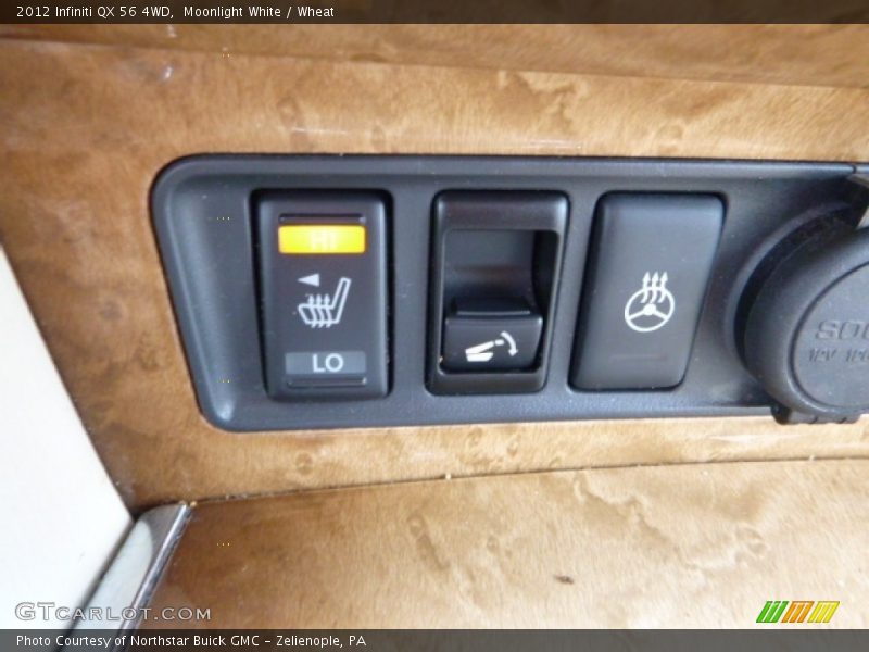Moonlight White / Wheat 2012 Infiniti QX 56 4WD