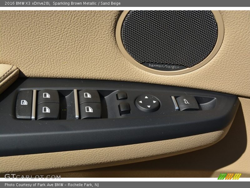 Sparkling Brown Metallic / Sand Beige 2016 BMW X3 xDrive28i