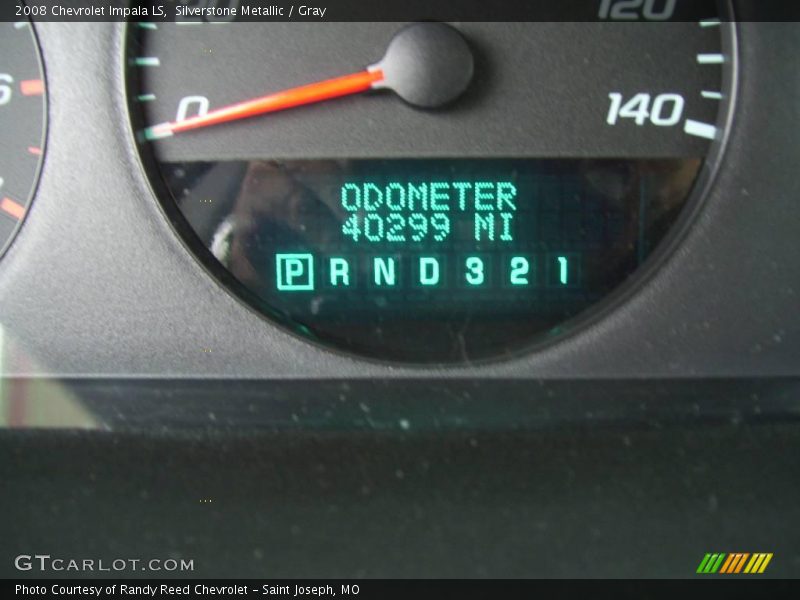Silverstone Metallic / Gray 2008 Chevrolet Impala LS
