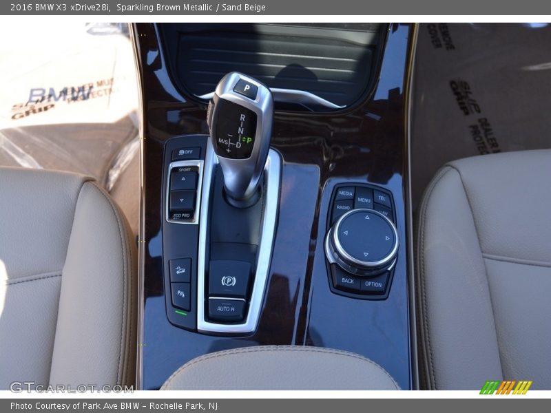 Sparkling Brown Metallic / Sand Beige 2016 BMW X3 xDrive28i