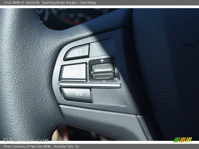 Sparkling Brown Metallic / Sand Beige 2016 BMW X3 xDrive28i