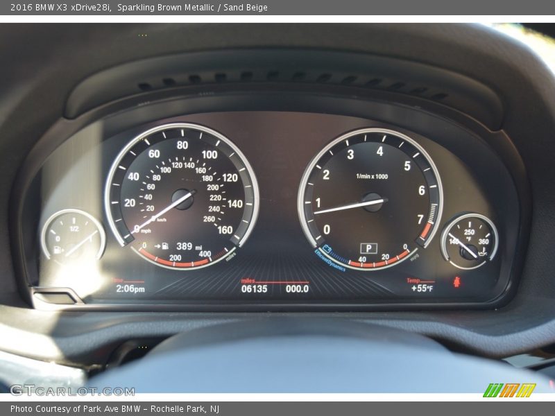Sparkling Brown Metallic / Sand Beige 2016 BMW X3 xDrive28i