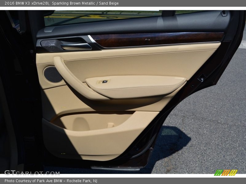 Sparkling Brown Metallic / Sand Beige 2016 BMW X3 xDrive28i