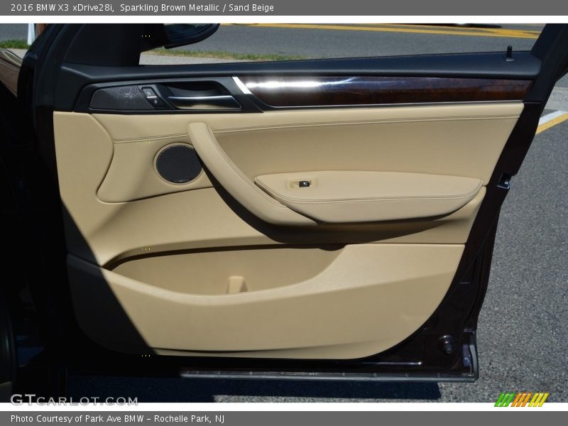 Sparkling Brown Metallic / Sand Beige 2016 BMW X3 xDrive28i