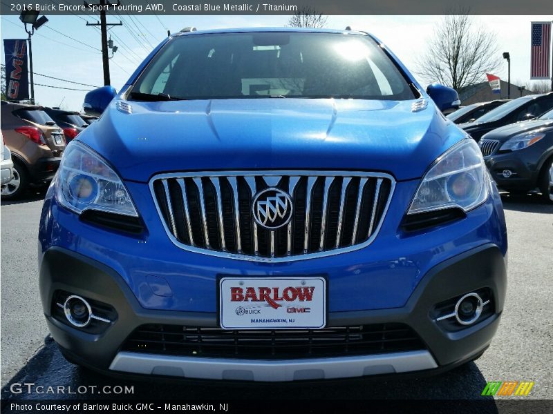 Coastal Blue Metallic / Titanium 2016 Buick Encore Sport Touring AWD