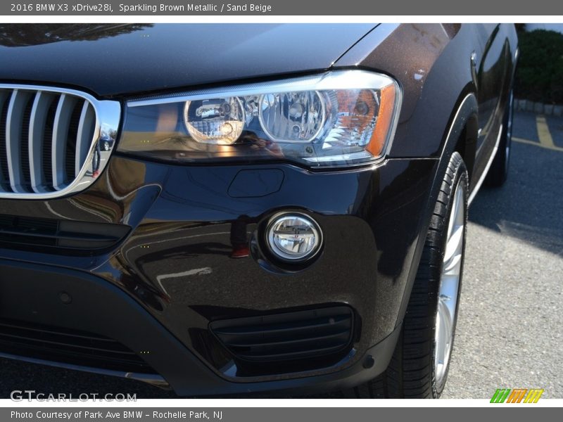 Sparkling Brown Metallic / Sand Beige 2016 BMW X3 xDrive28i