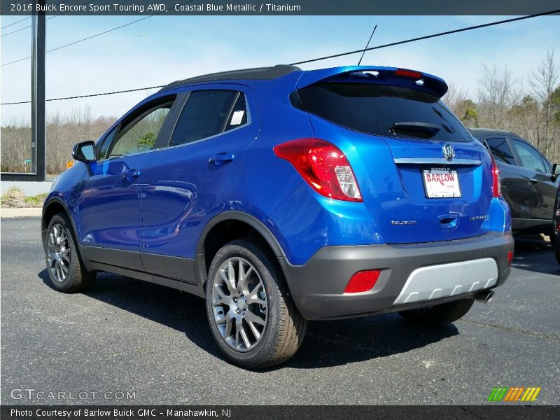 Coastal Blue Metallic / Titanium 2016 Buick Encore Sport Touring AWD