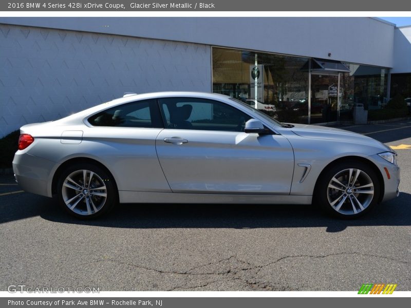 Glacier Silver Metallic / Black 2016 BMW 4 Series 428i xDrive Coupe