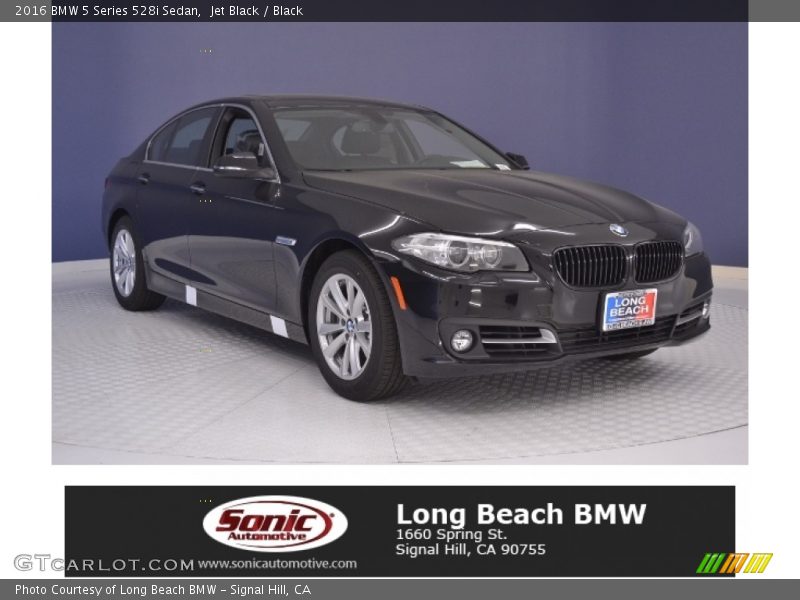 Jet Black / Black 2016 BMW 5 Series 528i Sedan