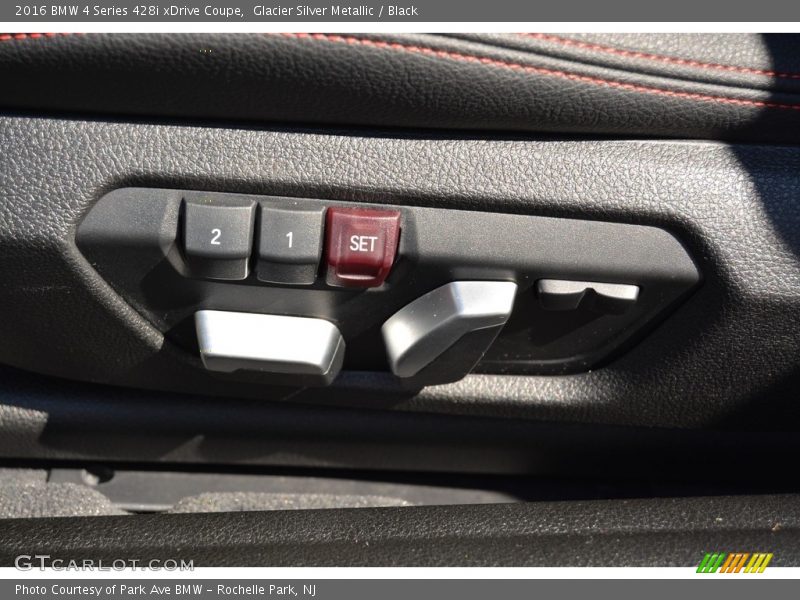 Glacier Silver Metallic / Black 2016 BMW 4 Series 428i xDrive Coupe