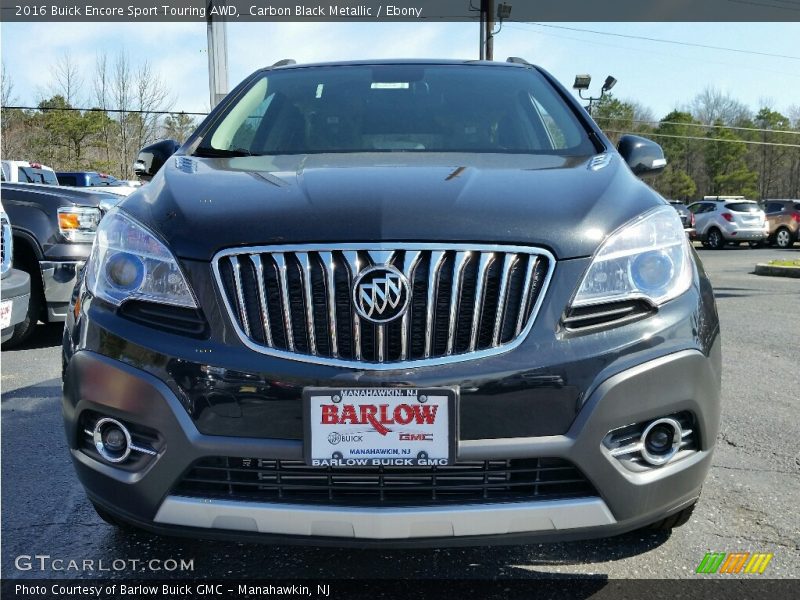 Carbon Black Metallic / Ebony 2016 Buick Encore Sport Touring AWD