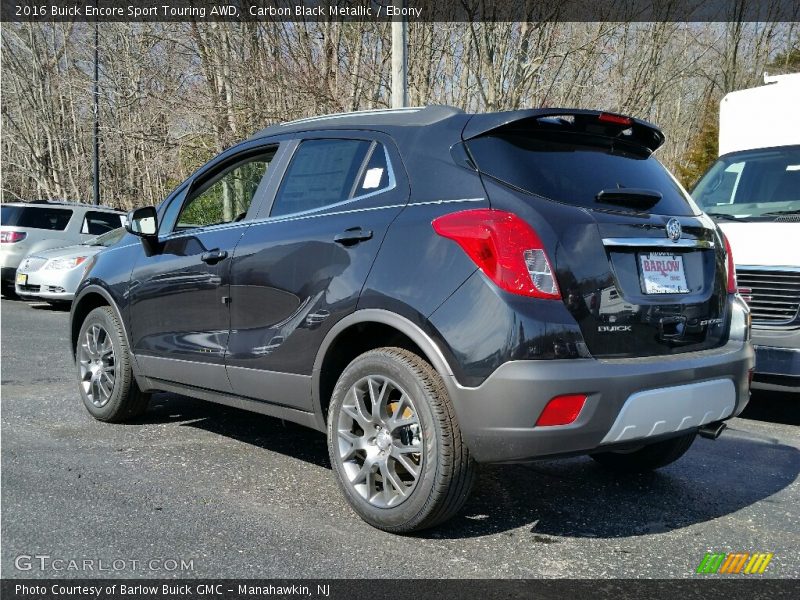 Carbon Black Metallic / Ebony 2016 Buick Encore Sport Touring AWD