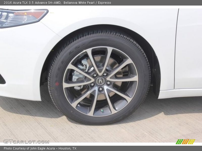 Bellanova White Pearl / Espresso 2016 Acura TLX 3.5 Advance SH-AWD