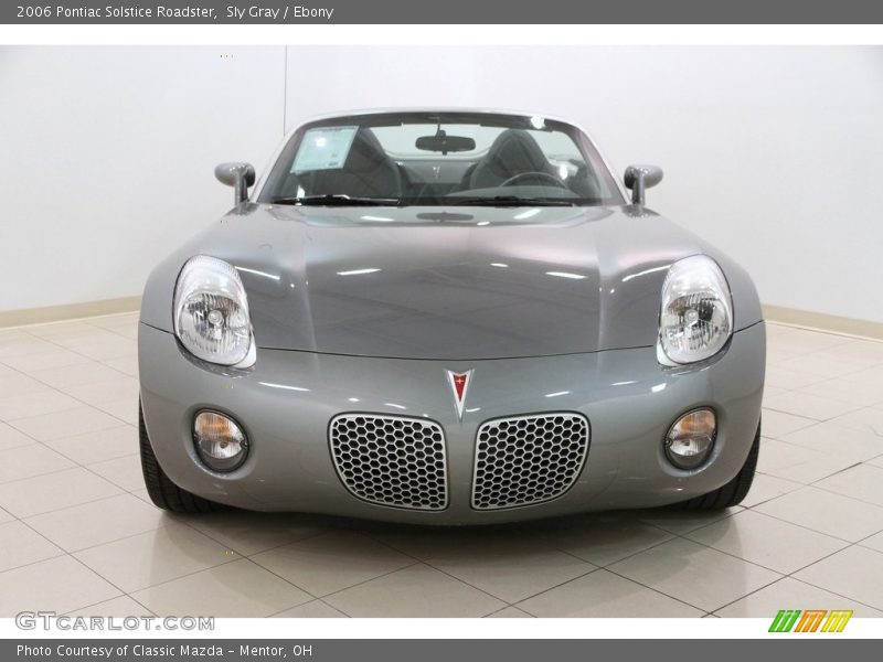 Sly Gray / Ebony 2006 Pontiac Solstice Roadster