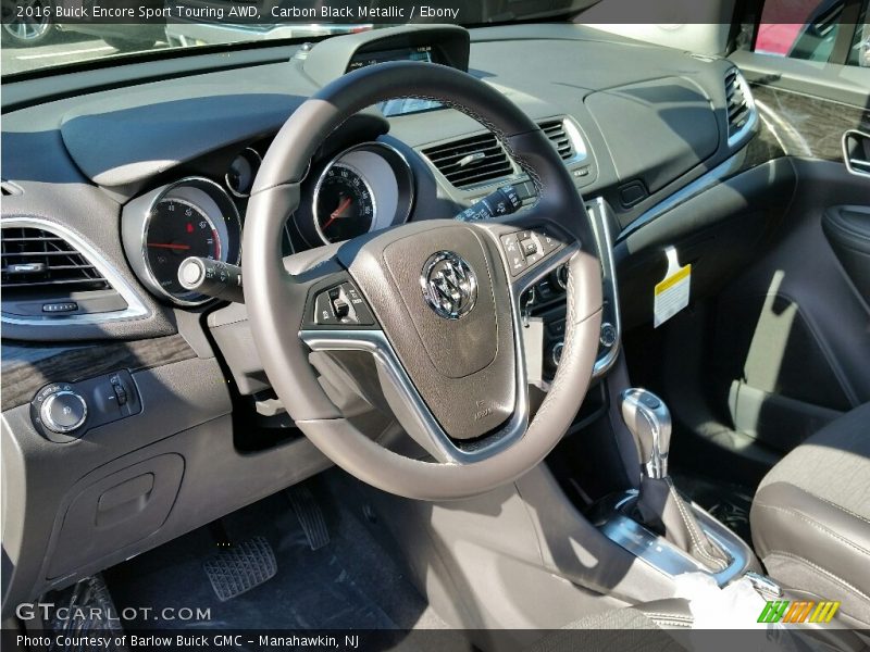 Carbon Black Metallic / Ebony 2016 Buick Encore Sport Touring AWD