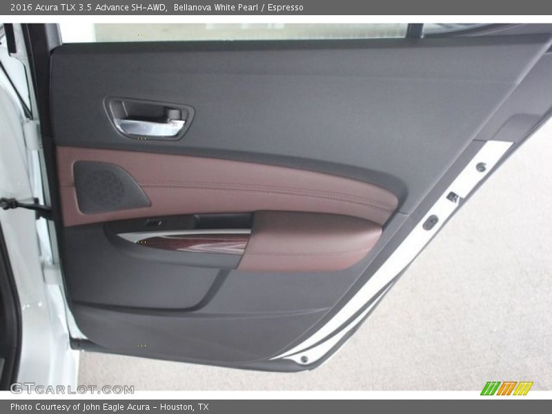 Bellanova White Pearl / Espresso 2016 Acura TLX 3.5 Advance SH-AWD
