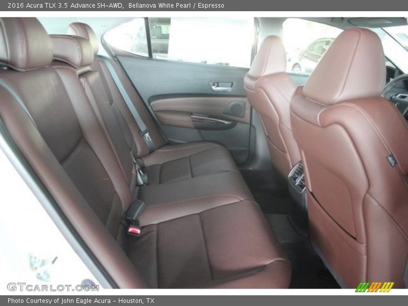 Rear Seat of 2016 TLX 3.5 Advance SH-AWD