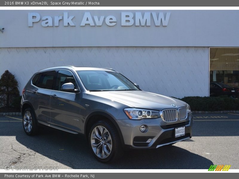 Space Grey Metallic / Mocha 2016 BMW X3 xDrive28i
