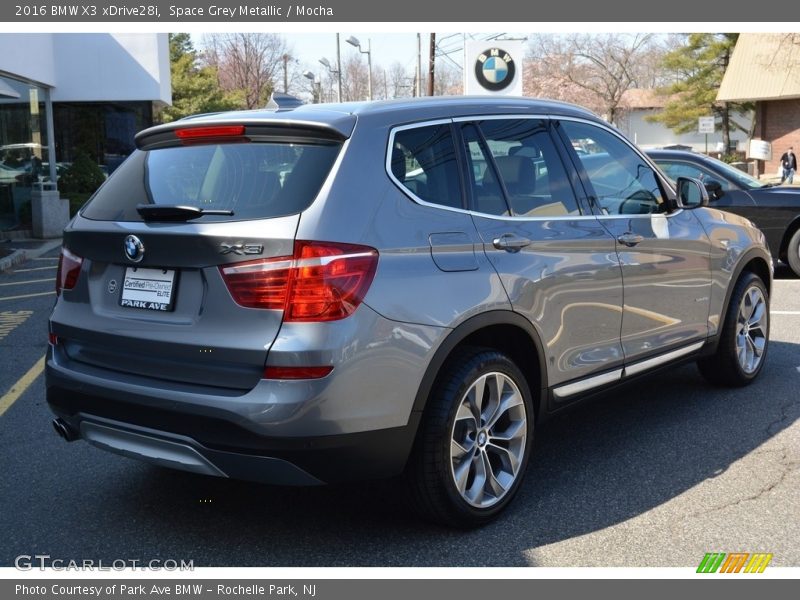 Space Grey Metallic / Mocha 2016 BMW X3 xDrive28i