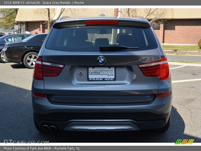 Space Grey Metallic / Mocha 2016 BMW X3 xDrive28i