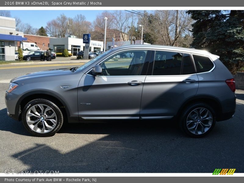 Space Grey Metallic / Mocha 2016 BMW X3 xDrive28i