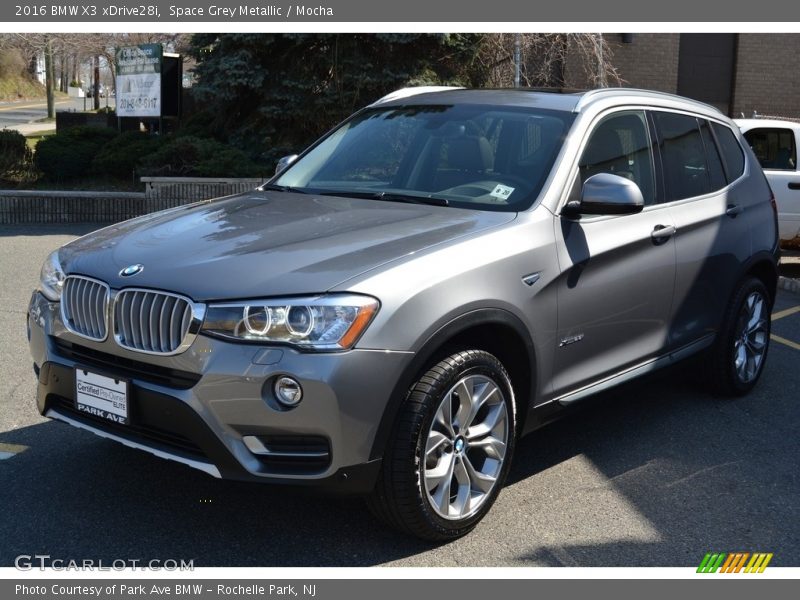 Space Grey Metallic / Mocha 2016 BMW X3 xDrive28i