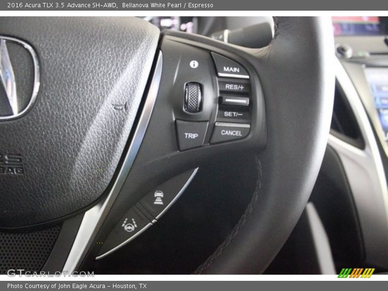 Bellanova White Pearl / Espresso 2016 Acura TLX 3.5 Advance SH-AWD