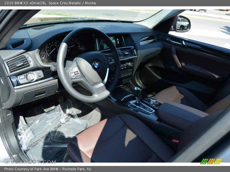 Space Grey Metallic / Mocha 2016 BMW X3 xDrive28i