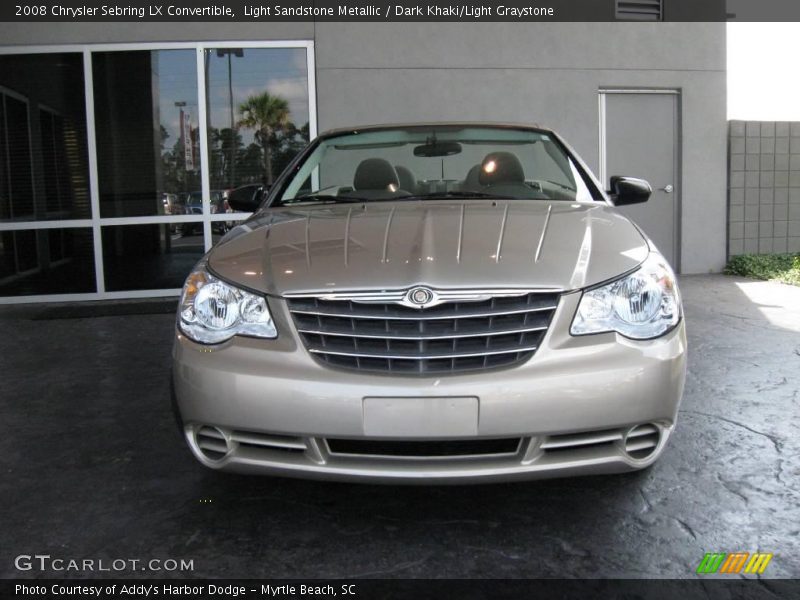 Light Sandstone Metallic / Dark Khaki/Light Graystone 2008 Chrysler Sebring LX Convertible