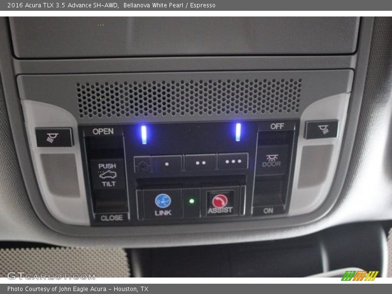 Controls of 2016 TLX 3.5 Advance SH-AWD