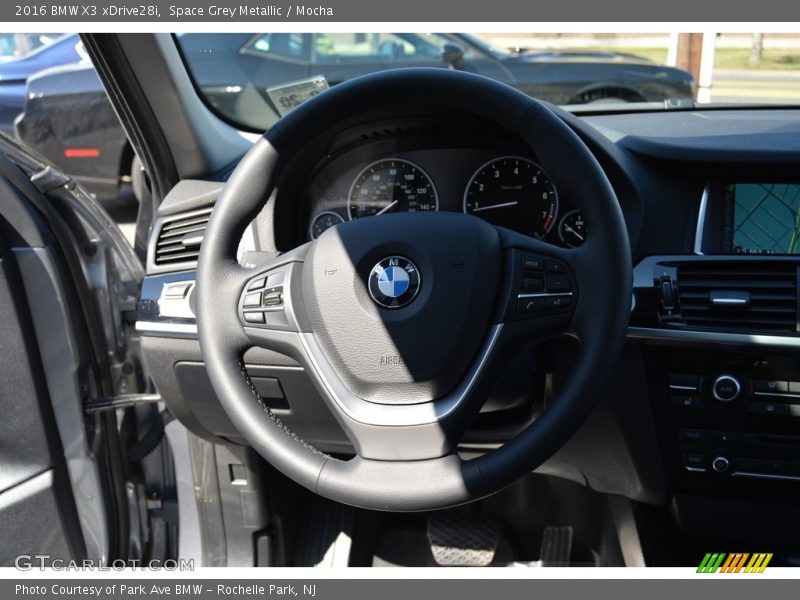 Space Grey Metallic / Mocha 2016 BMW X3 xDrive28i