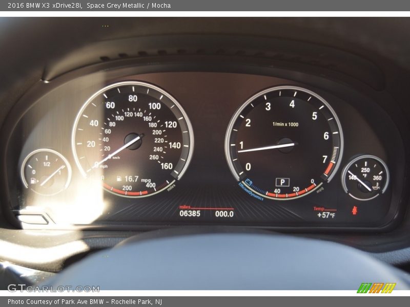 Space Grey Metallic / Mocha 2016 BMW X3 xDrive28i