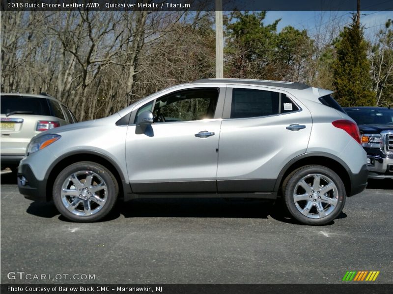  2016 Encore Leather AWD Quicksilver Metallic