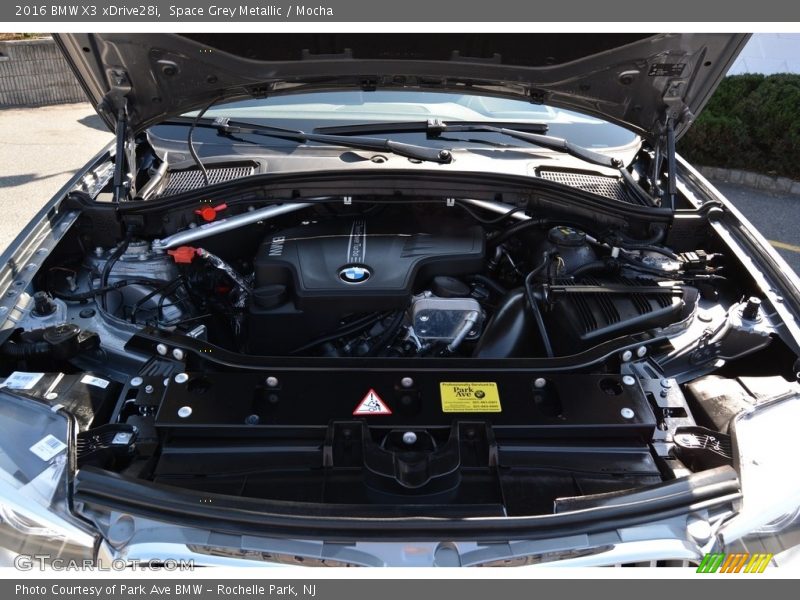 Space Grey Metallic / Mocha 2016 BMW X3 xDrive28i