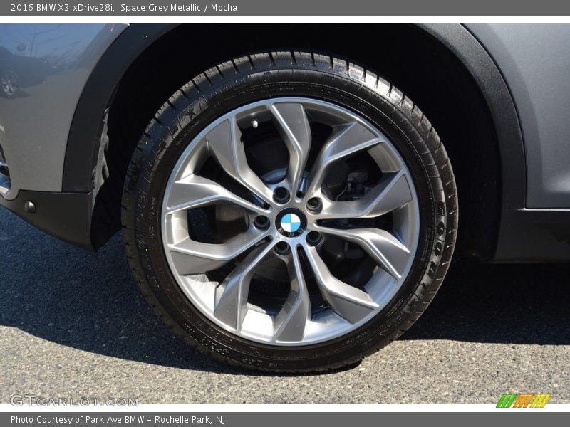 Space Grey Metallic / Mocha 2016 BMW X3 xDrive28i