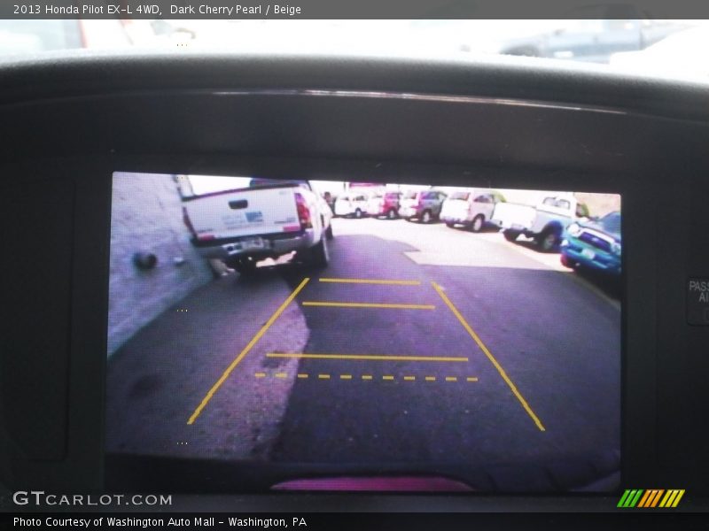 Dark Cherry Pearl / Beige 2013 Honda Pilot EX-L 4WD